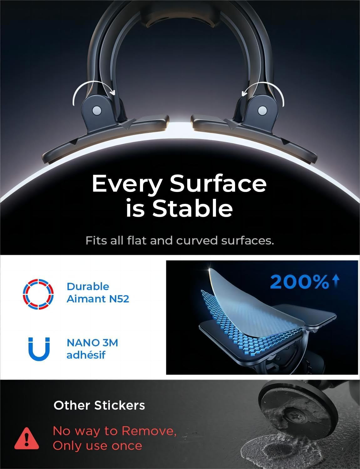 Magnetic Phone Holder for Car, Magsafe Car Mount for Iphone 17 Car Accessories for Men Women Gifts for Christmas [95% Increase Magnet] Car Vent Phone Mount RV Truck Mat Fit GPS Iphone 17 Pro Max